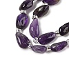 Natural Amethyst Beads Strands G-Q023-D01-01-4