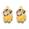 Alloy Enamel Pendants ENAM-N059-93-2