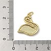 Brass Micro Pave Cubic Zirconia Pendants KK-Q808-33G-3