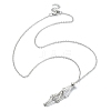 Tarnish Resistant 304 Stainless Steel Braided Macrame Pouch Empty Stone Holder for Pendant Necklace Making X-NJEW-TA00078-1