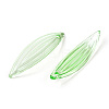 Transparent Acrylic Pendants OACR-O006-02A-2