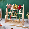 5-Tier Wood Scrunchie Riser Holders ODIS-WH0030-4