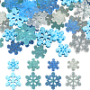 80Pcs 8 Styles Christmas Translucent Resin Cabochons RESI-SC0003-40-1