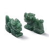 Natural Green Aventurine Carved Healing Dragon Figurines DJEW-F025-02D-1
