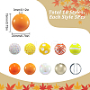 SUNNYCLUE 50Pcs 10 Style Thanksgiving Day Theme Acrylic Beads SACR-SC0001-21-2
