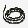 Synthetic Green Goldstone Beads Strands G-N0178-04-4mm-2