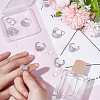 DIY Flat Round & Oval 304 Stainless Steel Open Cuff Ring Making Kits STAS-WR0001-33-3