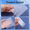 20Pcs 2 Colors Square Plastic Mesh Canvas Sheets DIY-GF0009-67-6