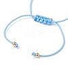 3Pcs 3 Styles Adjustable Braided Beads Bracelets Sets for Women BJEW-JB11164-7