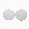 Tarnish Resistant 304 Stainless Steel Stamping Blank Tag Pendants STAS-H396-A-05P-2