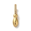 Brass Micro Pave Cubic Zirconia Pendants KK-K345-13I-G-1