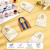 Wooden Fairy Door Decoration WOOD-NB0001-64A-4