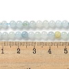 Natural Aquamarine Beads Strands G-K310-C06-4mm-4