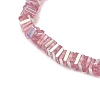 Electroplate Glass Beads Strands GLAA-B023-01A-17-3