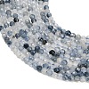 Natura Blue Rutilated Quartz Beads Strands GG-CBA3921-A05-3mm-3
