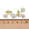Brass Micro Pave Cubic Zirconia Pendants KK-H072-13G-02-2