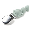 Elephant Silicone Baby Pacifier Holder Chains SIL-P004-C02-3