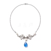 Pearl & Teardrop Glass Jewelry Set SJEW-JS01291-5