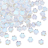 HOBBIESAY 150Pcs Transparent Glass Beads GGLA-HY0001-06-1