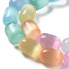 Natural Selenite Beads Strands X-G-F750-M-2