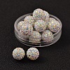 Czech Glass Rhinestones Beads RB-E482-10mm-101-1