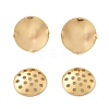 Brass Studs Earring Findings X-KK-K382-16A-G-2