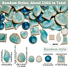 500G 4 Styles Handmade Porcelain Cabochons DIY-SP0007-70-2