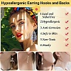 DIY Brass Earring Hooks Jewelry Making Finding Kit DIY-YW0008-63-5