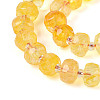 Heated Natural Citrine Beads Strands G-T144-A01-12-4