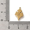 Ion Plating(IP) 304 Stainless Steel Manual Polishing Charms STAS-M059-02G-04-3