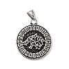 304 Stainless Steel Pendants STAS-P309-09AS-1