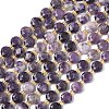 Natural Lepidolite Beads Strands G-C116-A09-02-5