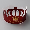 Birthday Crowns Paper Party Hat AJEW-WH0348-128A-1