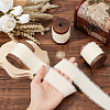 5 Yards Cotton Frayed Fringe Ribbon OCOR-WH0081-37-3