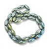 Electroplated Synthetic Magnetic Hematite Beads Strands G-Z032-B01-02A-2