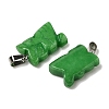 Dyed Natural White Jade Pendants G-B127-09P-02-3