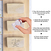 Clear Acrylic Soap Stamps DIY-WH0438-014-5