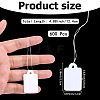 600Pcs Paper Blank Price Tags with Cord DIY-CY0002-29A-2