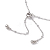 304 Stainless Steel Slider Bracelet Makings AJEW-JB01252-02-3