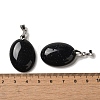 Synthetic Blue Goldstone Pendants G-Z055-03P-23-3