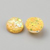 Transparent Resin Cabochons RESI-WH0038-47D-2