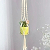 Cotton Macrame Plant Hanging Basket PW-WG87454-02-1