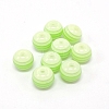 Transparent Stripe Resin Beads LS-MACR-WH0025-13G-1
