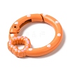 Spray Painted Alloy Spring Gate Ring X1-PALLOY-P292-04-3