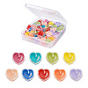 Craftdady 90Pcs 9 Colors Transparent Enamel Acrylic Beads TACR-CD0001-06-1