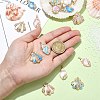 20Pcs 10 Styles Marine Theme Alloy Enamel Pendants FIND-CJ0002-93-4