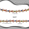 1Yard Iron Glass Rhinestone Chains FIND-AR0006-66-2