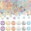Crackle Transparent Glass Beads Strands GLAA-YW0005-73A-2