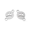 Non-Tarnish 304 Stainless Steel Connector Charms STAS-N095-109-2