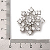 Brass Micro Pave Cubic Zirconia Pendant Bails KK-D378-21P-3